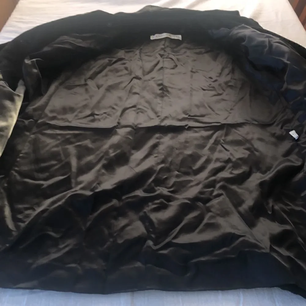 Vintage RANSOHOFFS black 100% baby Llama wool winter coat. Double breasted - Picture 17 of 17